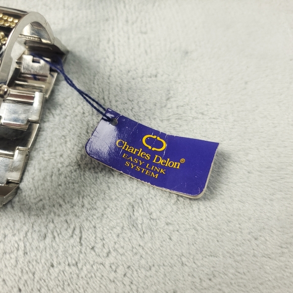 Vintage Silver Tone Bracelet Watch Ladies Zebra Striped Bangle Cocktail Costume - Picture 7 of 9